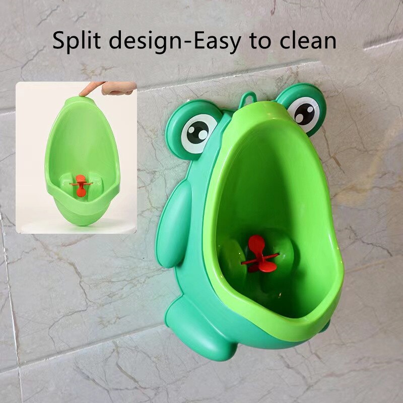Urinoir mural pour enfants, dessin animé grenouille, urinoir pour garçons, entraînement debout