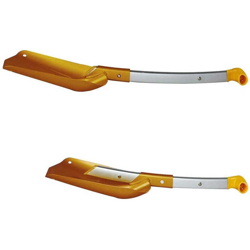 Pala de nieve Plegable ligera, pala de emergencia de aluminio ajustable portátil, pala de invierno telescópica plegable para coche, C