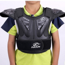 Kind Body Protector armor motorjacks Motocross back shield mouwloos vest Spine Borst Beschermende gears Jas