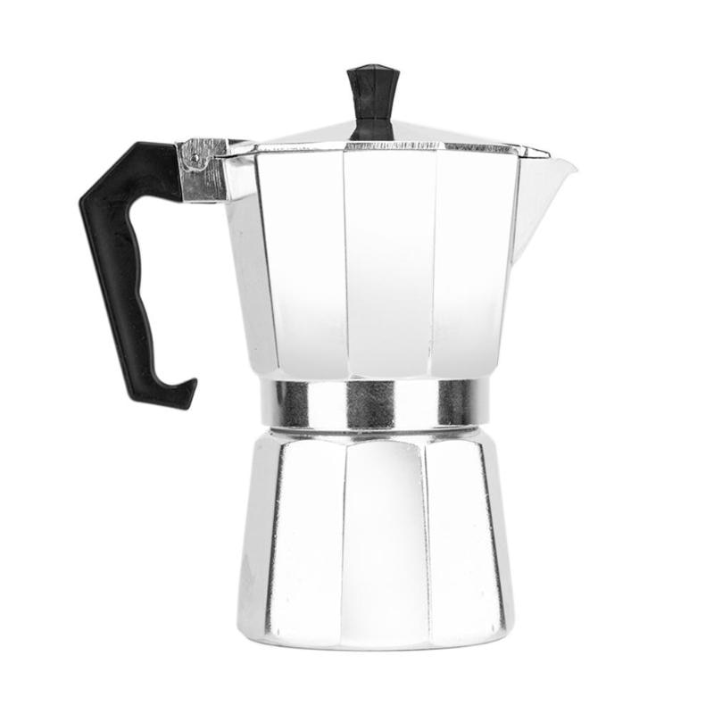 3/6/9 kupillista kahvia mokkapannu kahvinkeitin alumiininen teekannu cafetiere kahviteen perkolaattori suodatinpuristin mäntä