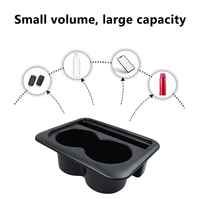 1pc Universal Water Cup Holder With Cell Phone Storage Holder Car Interior Accessories Car Holder Center Console Armrest Pillow