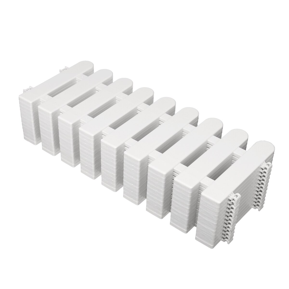 12PCS DIY Easy Assemble Garden Lawn Grass Edging Fence Picket Border Panel Plastic Wall Fencing Board Garden Yard Decoration: 50x30cm