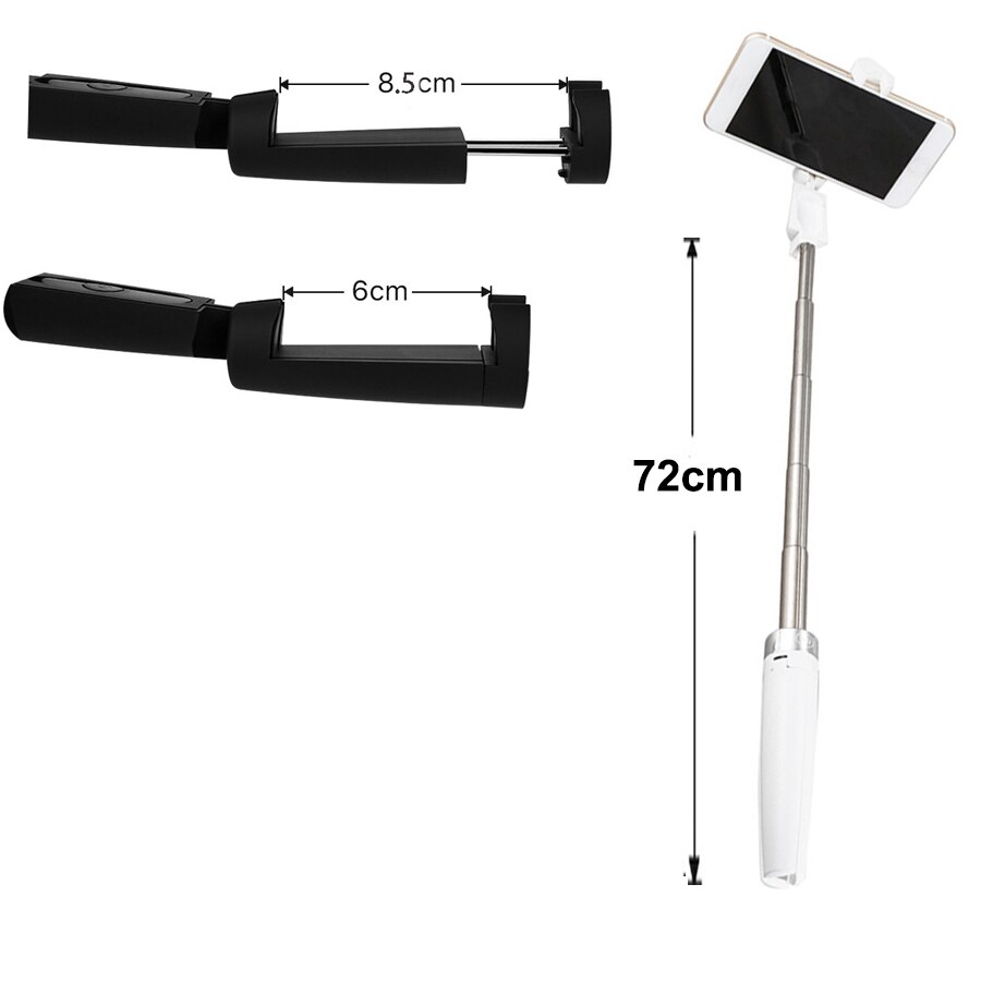 3 in 1 Senza Fili Bluetooth Selfie Bastone per I Telefoni Intelligenti con Treppiede Staffa Pieghevole Portatile Monopiede Tiktok trippa para celular