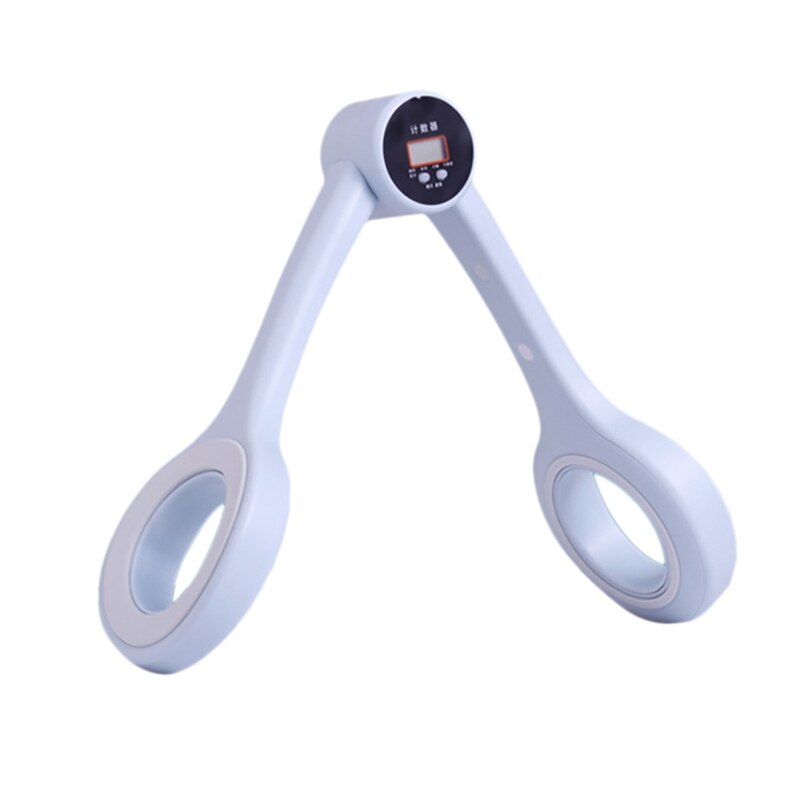 Smart Counting Hip Trainer Tightening Pelvic Floor Muscle Training Device Hip and Leg Training Fitness Equipment: Blue