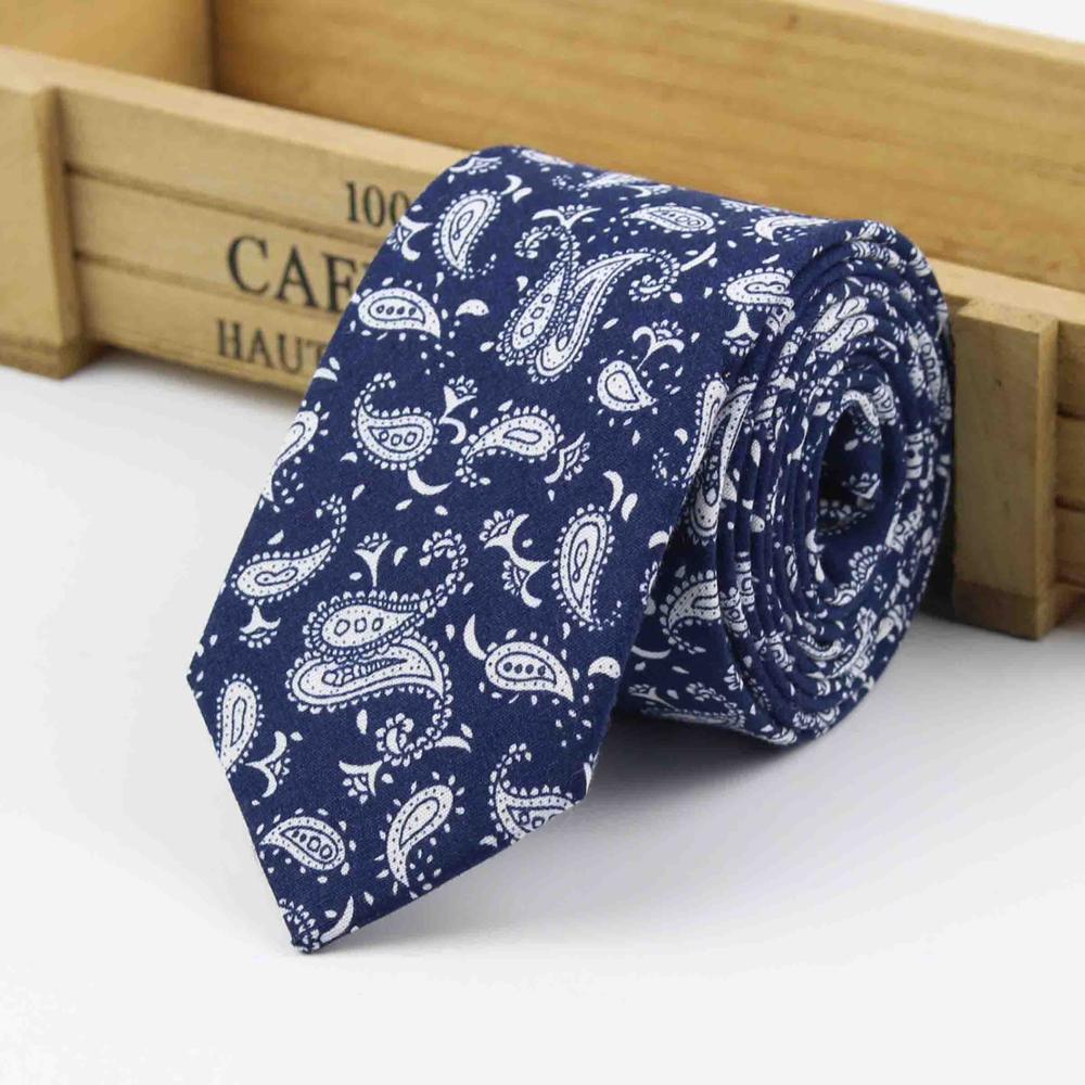 Blommig slips för män casual diamant konstgjord bomull blomma löjrom fluga paisley smala slipsar män liten halsband: 6