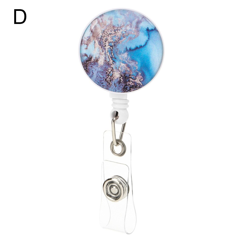 Porte-Badge rétractable d'infirmière, porte-Badge de nom d'infirmière, porte-carte d'identité drôle, pince pivotante, pour étiquette de nom de travail, fourniture de bureau, 1 pièce