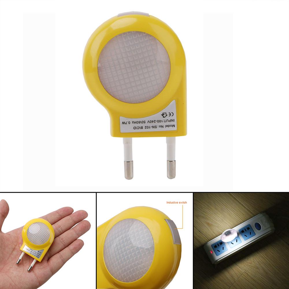 LED escargot veilleuse AC 100-240V lampe intégré Auto capteur de lumière contrôle ABS applique murale pour la maison bébé enfants chambre EU/US Plug