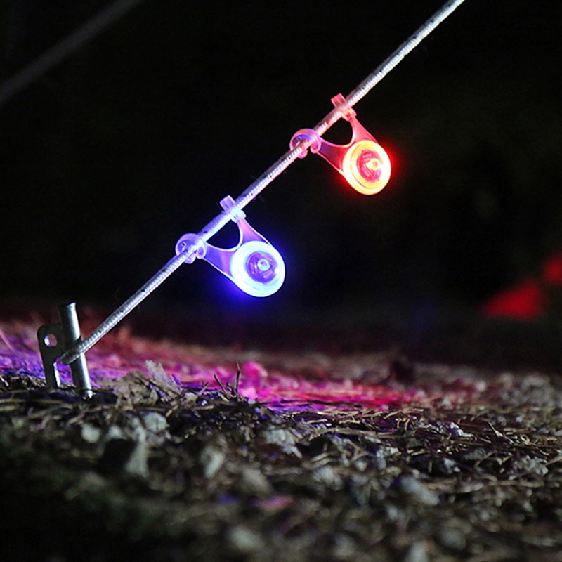 8 stk vandtæt led string guard lys mini lommelygte camping fiskeri hængende advarsel sikkerhedslys fiskeri lokke lys