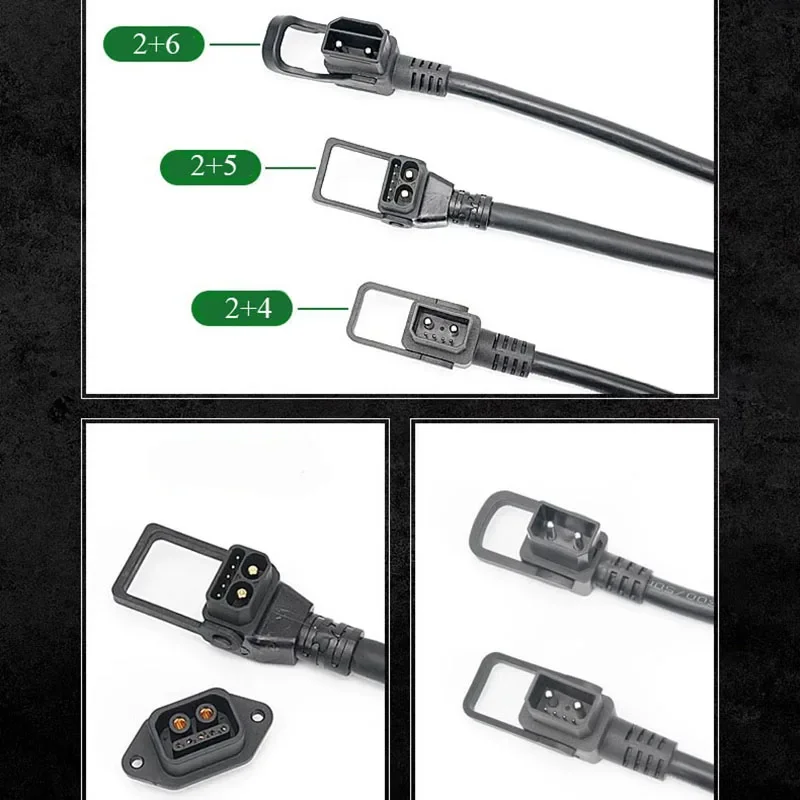 2 + 4/2 + 6 Lithium-Batterie Ladung Steckdose Elektrische Fahrzeug Hohe Strom Entladen Hafen Adapter Stift Ladung Stecker