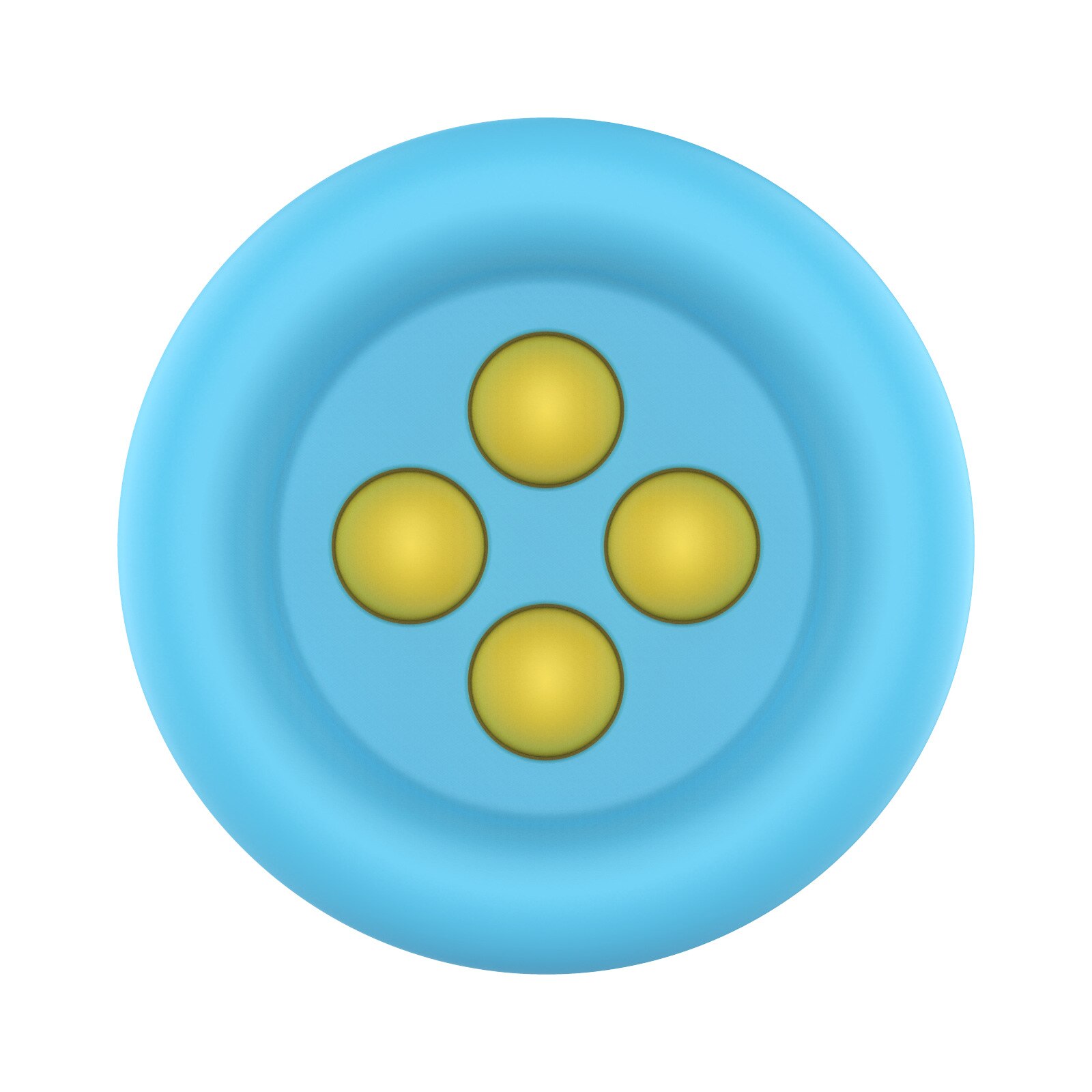 Pop Balls Push Bubble Animal Fidget giocattoli autismo sensoriale spremere antistress Mini giocattoli gioco semplice fossetta Fidget Relax Toy: Blue