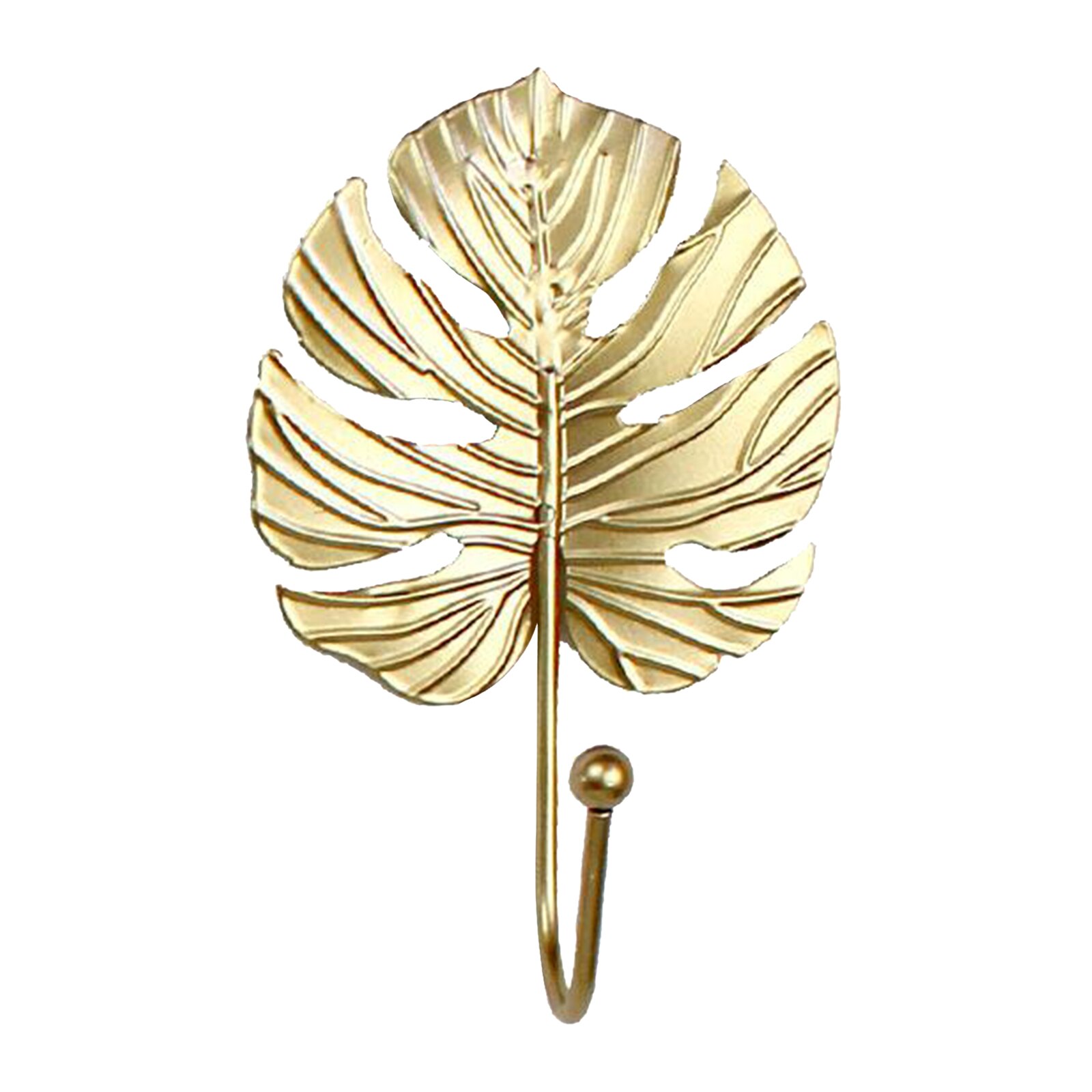 Gold Leaf Wall Hook Door Clothes Coat Hat Wall Hanger Kitchen Home Towel Hooks: Gold D