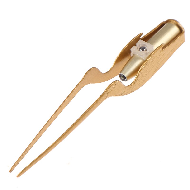 Pince à épiler LED Pour Cérumen - Vert, 12.6cm - Enfants Et Adultes