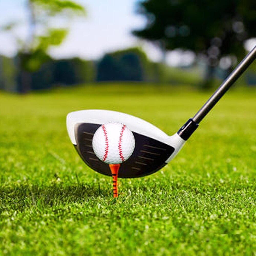 Balle de Golf en caoutchouc, 1 pièce, deux pièces, Sport de plein air, Baseball, Tennis, Football, billard, compétition d&#39;entraînement