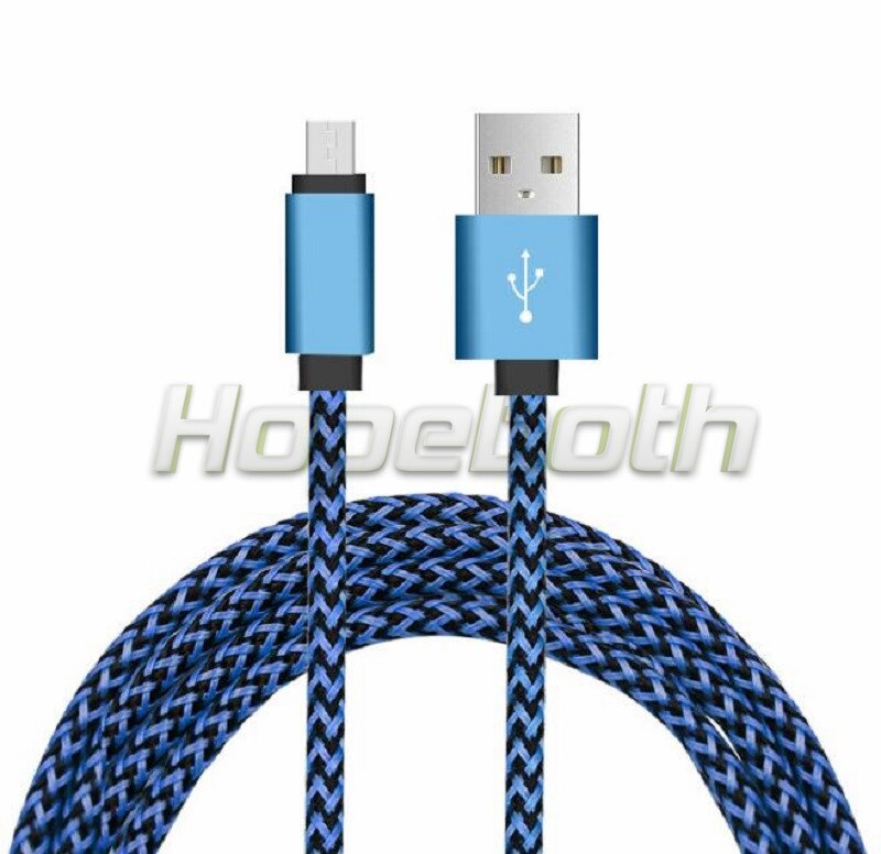 5v 2a micro cabo usb náilon trançado sincronização cabo de carregamento para samsung galaxy xiaomi telefone 1m 3ft cabo para iphone 10 pçs/lote