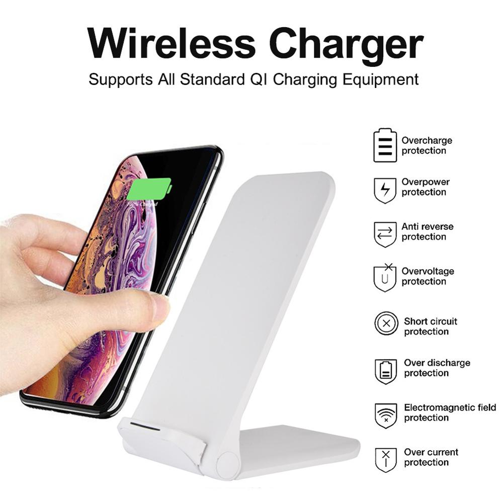 Fast Charger For Sony Xperia 1 II XZ3 XZ2 XZ2 Premium Qi Wireless Charger Charging Pad Power Case Phone Accessory
