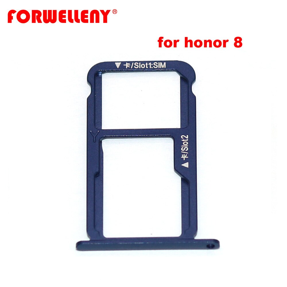 Huawei honor 8 honor 8 micro sim-kortin pidike paikka lokero adapterit frd -l09 frd -l19 frd -l14 frd -al00 musta sininen kulta pinkki: Sininen
