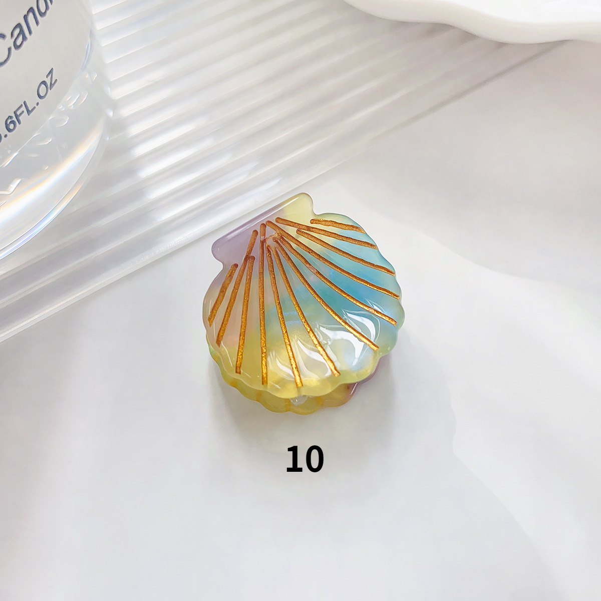 Pinzas para el cabello de concha a la para mujer, Mini Clip de tiburón bonito y dulce, pinzas para el cabello, pinzas para el cabello, accesorios para el cabello a la: Gris oscuro