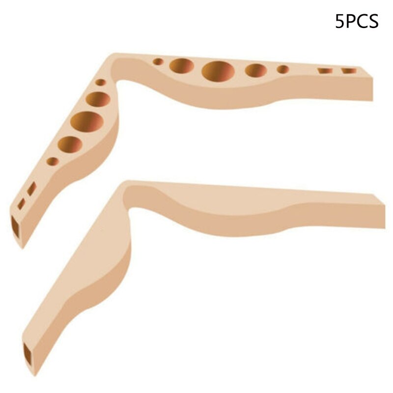Puente nasal para mascarillas, accesorio libre de niebla, 5 uds., evita que se empañen las gafas para hombres y mujeres, 6 colores: Pink