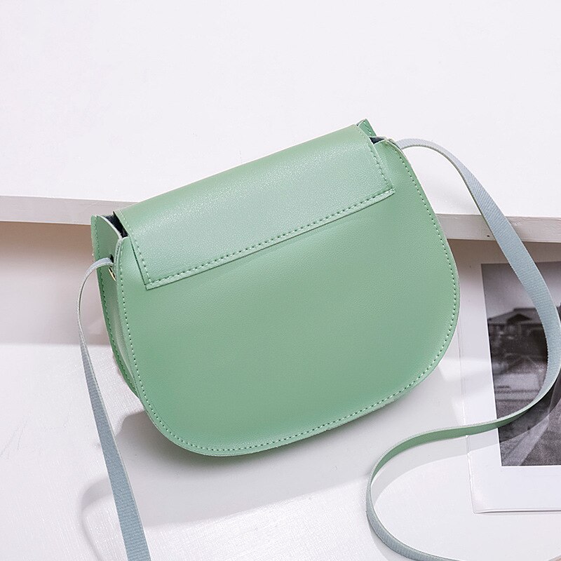 Dames handtas versie van de casual kleine contrasterende kleur persoonlijkheid dames handtas schouder diagonaal crossbody tas