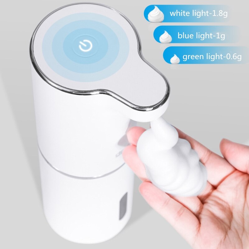 Auto Liquid Soap Foam Dispenser Rechargeable With Temperature Display Touchless Sensor Smart Hand Sanitizer Machine for Bathroom