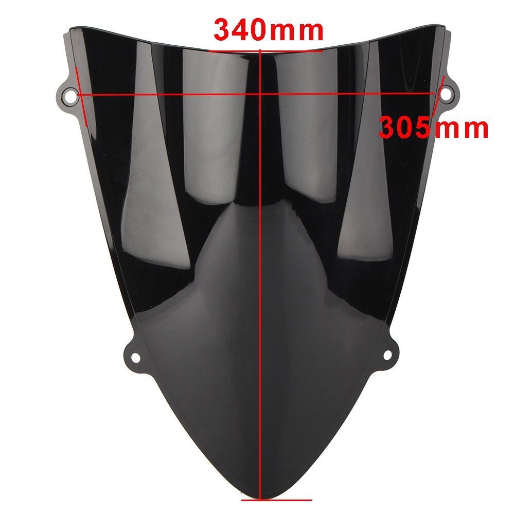Parabrisas de doble burbuja para motocicleta, accesorio para Kawasaki Ninja 250, 250R, y EX250, , , , , , plástico ABS