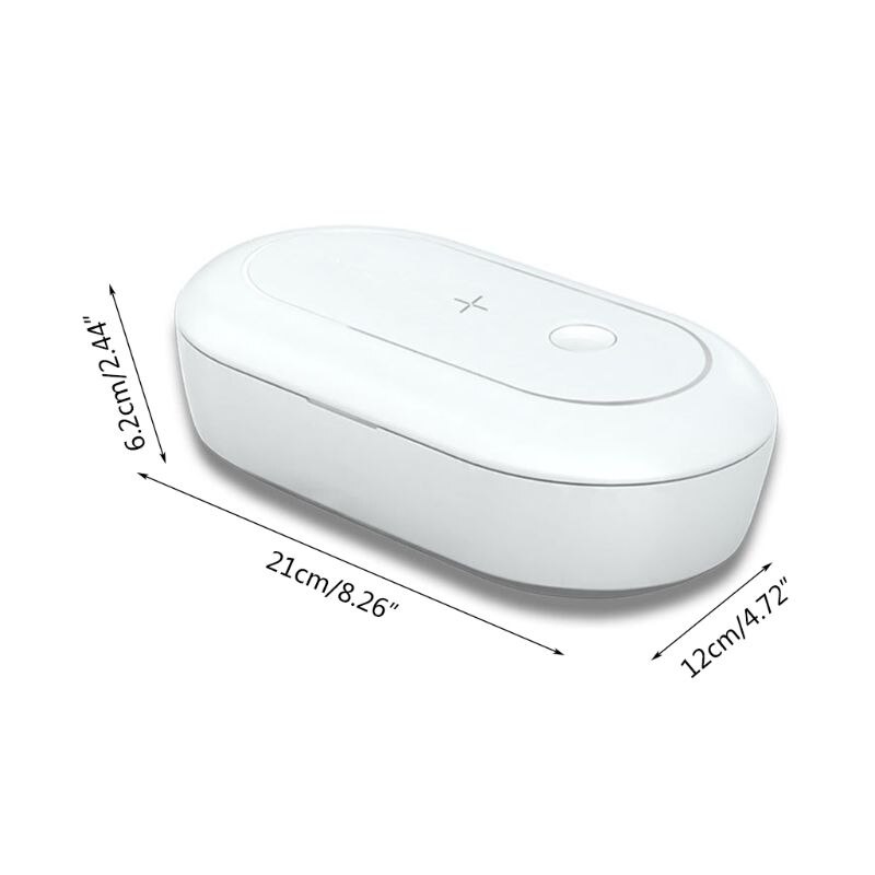 Désinfectant UV de téléphone Portable, stérilisateur portatif de téléphone intelligent de lumière UV, désinfecteur de fonction d'aromathérapie, bijoux de brosse à dents de téléphone Wa