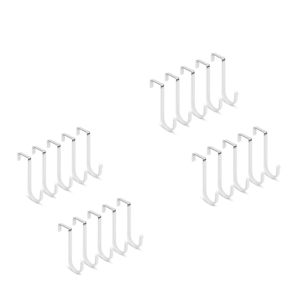 Deurhangers Haken met rubberen organizerhaken voor woonkamer, badkamer, slaapkamer, keuken Hangende kleding, handdoeken, hoeden, jassen: Army Green