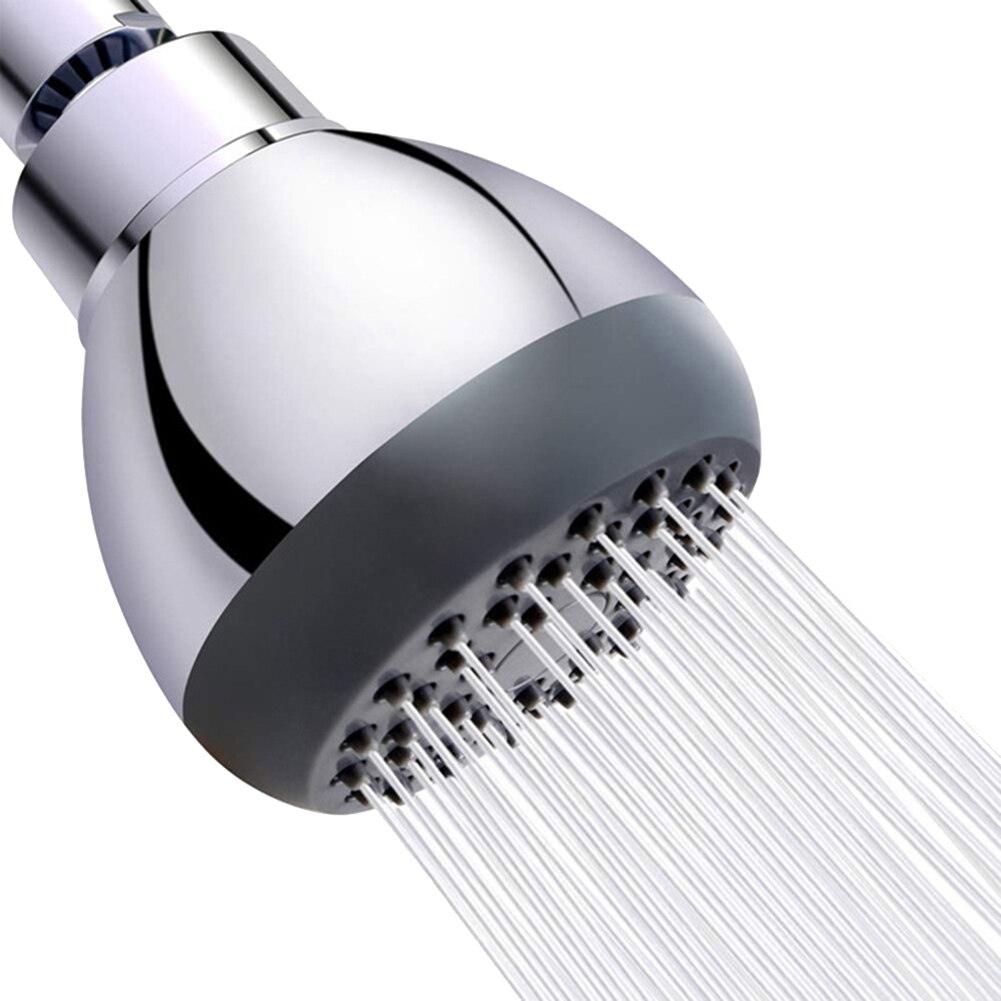 High Pressure Shower Head 3 Inch Anti-leak Showerhead with Adjustable Swivel Ball Joint J99Store: Grey