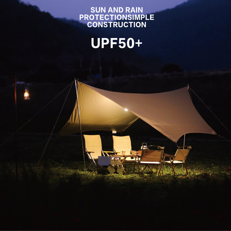 Camping Side Car Roof Top Tent Automobile Rooftop Rain Canopy Car Shelter Shade Waterproof UV Portable Outdoor Camping Tent