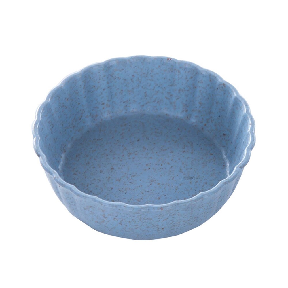 1 PC Ceramics Seasoning Small Dish Round Polygon Square Japanese Style Color Sauce Sauce Dish Seasoning Plate: Blue4