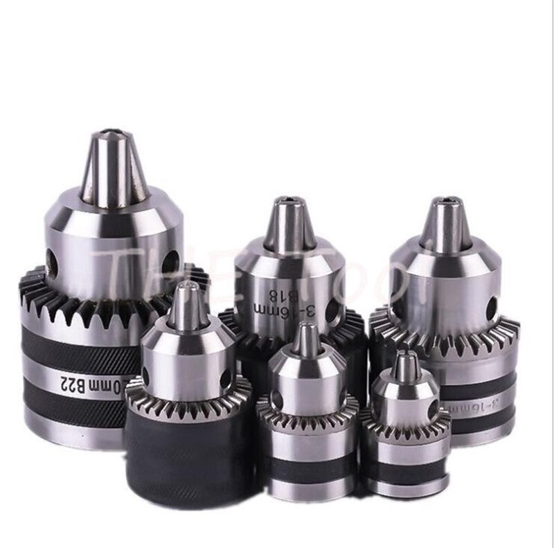 1set morse cone MT1 MT2 MT3 MT4 B10 B12 B16 B18 light Duty key Drill Chuck 0.6-6mm 1.5-13mm 1-10MM Taper Arbor CNC machine