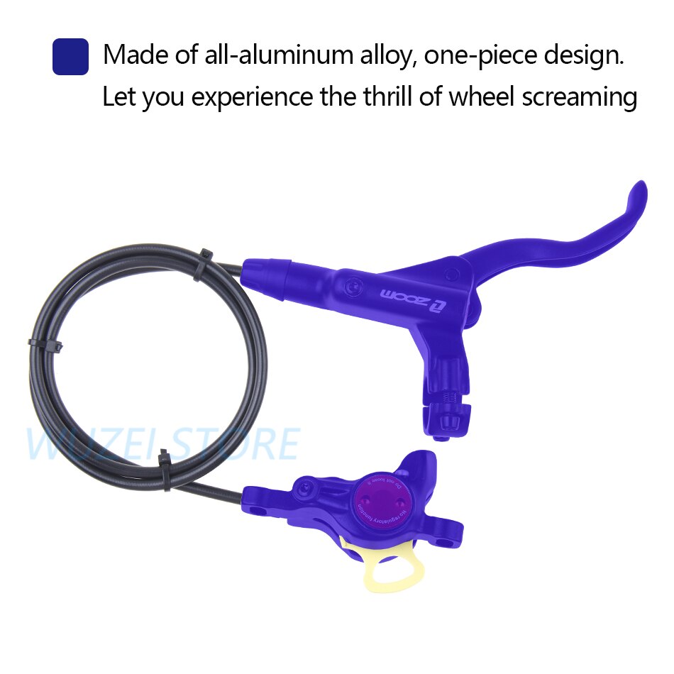 ZOOM-freno de HB-875 para bicicleta de montaña, frenos hidráulicos de 800/1400mm, juego de frenos de disco a presión de aceite para bicicleta de montaña, piezas para bicicleta delantera y trasera