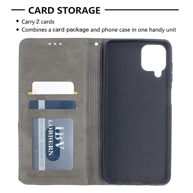 Coque à rabat en cuir avec porte-monnaie, étui pour Samsung Galaxy M12 M12 M127 SM-M127F