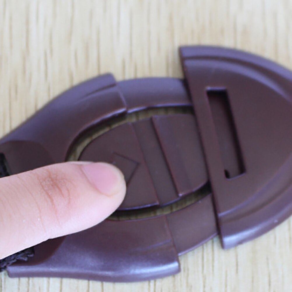 Baby Sicherheit Schloss Drehbare Klebstoff Schrank Schublade Kühlschrank ABS freundlicher Baby Sicherheit sperren verriegeln 360 ° rotierenden Neue