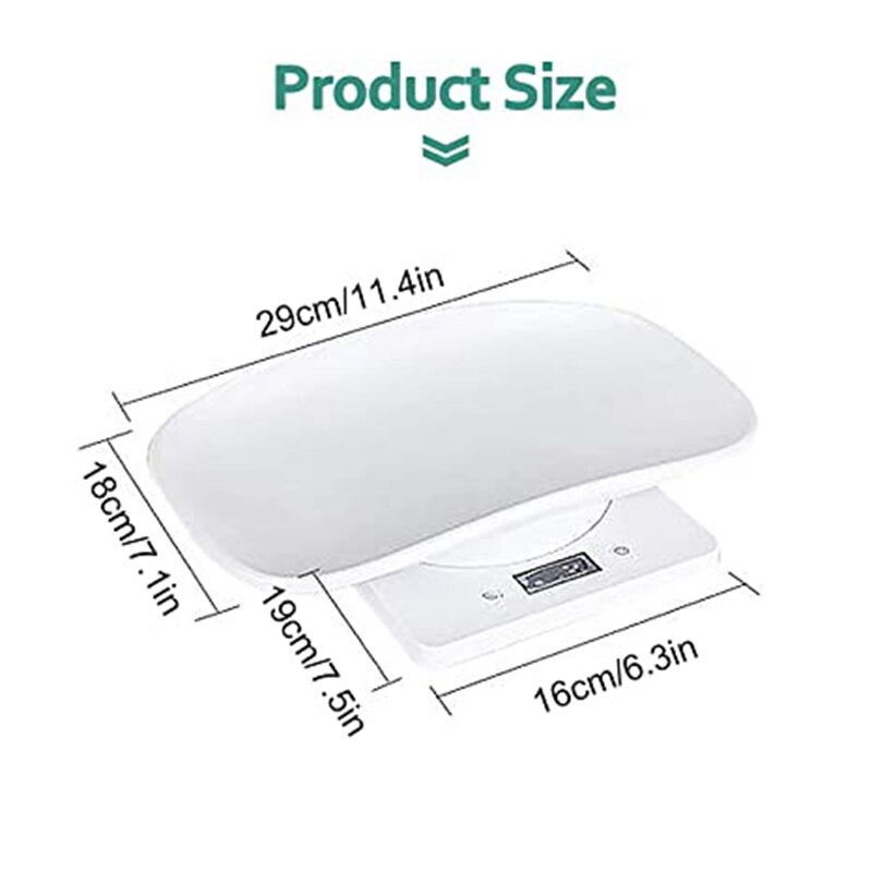Digital Pet Scale LCD Electronic Weighing Scale Kitchen Food Scale Mini Precision Grams Weight Balance Scale