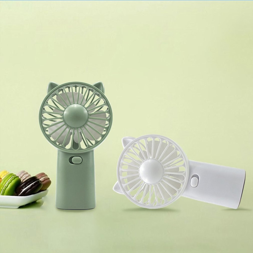 Foldable Handheld Travel USB Desk Fan Electric Desktop Fan Cooling Fan Cooler Plastic Air Conditioning Fan Conditioner Portable