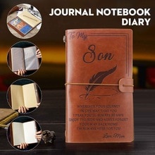 20x12cm grawerowany dziennik skórzany notatnik pamiętnik robić mojego syna/mojego mężczyzny/mojej żony grawerowany notatnik pamiętnik