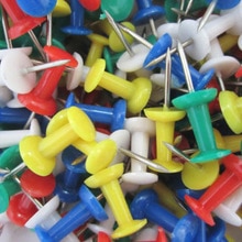 30 PCS/Lot Coloured Push Pin Drawing Map Pins Notice Office School