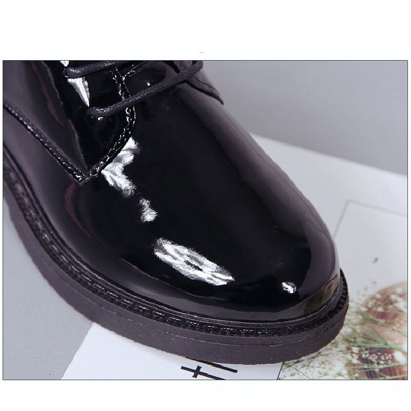 Women Flats British Style Oxford Shoes Women Spring Oxfords Flat Heel Casual Shoes Lace Up Women Shoes