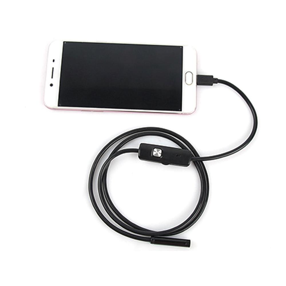Endoscopio inalámbrico HD Wifi USB, boroscopio IP67, impermeable, cámara de serpiente Flexible de inspección Android 2/3, 5/5M con 6 luces LED