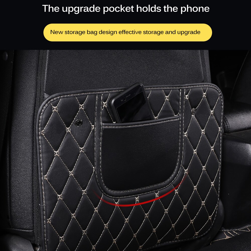 Back Seat Protector Premium Car Kick Mat Best Waterproof Protection For Upholstery From Dirt Mud Scratches