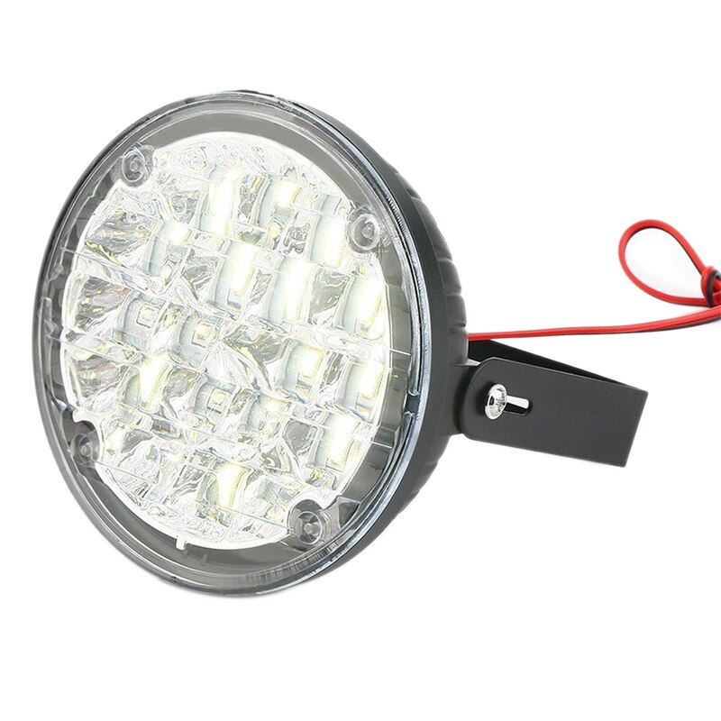 Led pyöreä auto ajo päiväajovalo 2x 12v 18 drl sumuvalo kirkkaan valkoinen