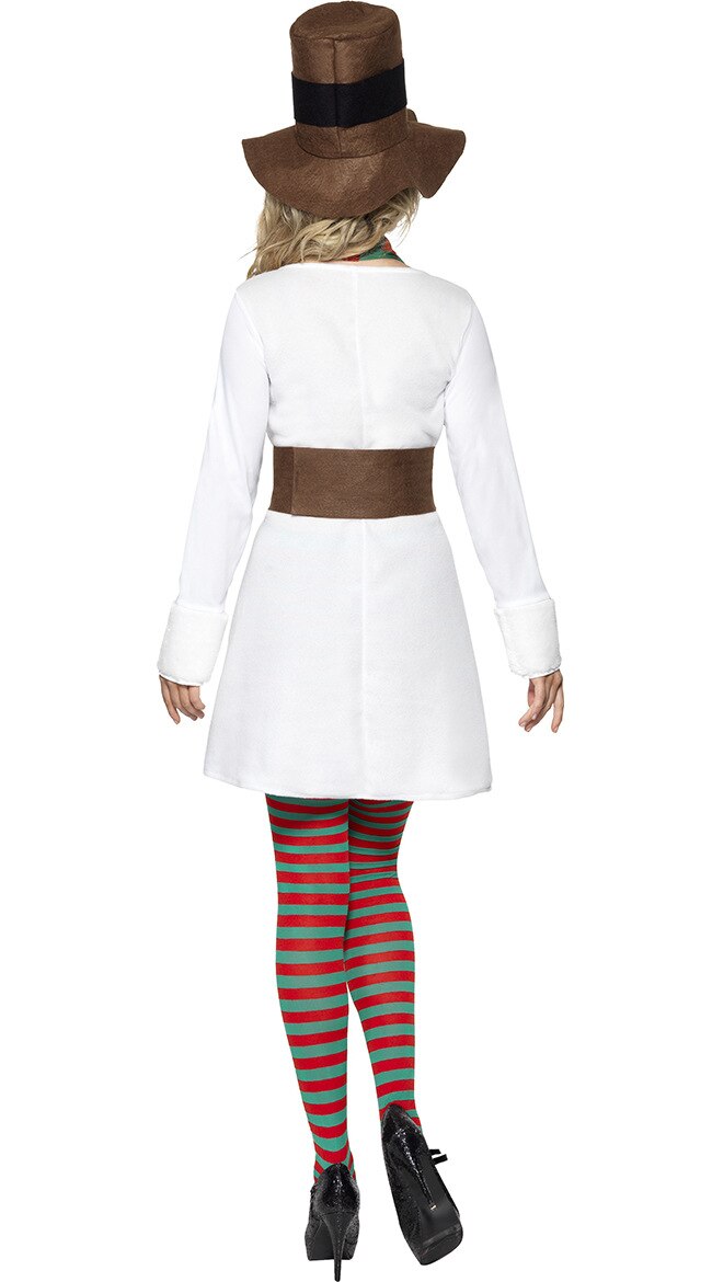 couple costume de noël bonhomme de neige costume blanc costume de noël Halloween adulte