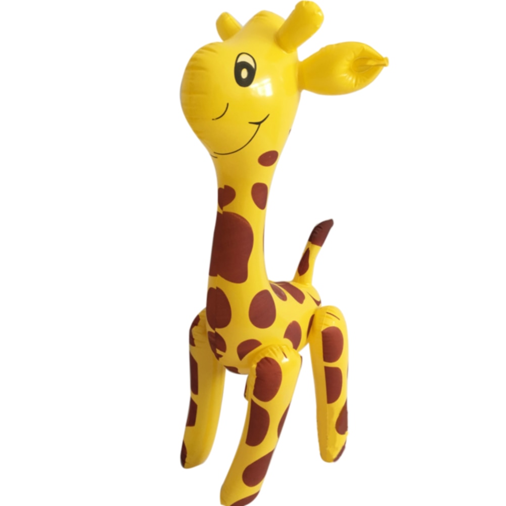 Balloon Party Large Blow Up Cute Children PVC Novelty Cartoon Giraffe Deer Shaped Animals Inflatable Toy