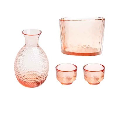 Japansk sake sæt blomme vin kop frugt vin gryde rav hammer mønster glas gryde guldkant glas whisky kop fødselsdag: 1 gryde 2 kop 1 varm