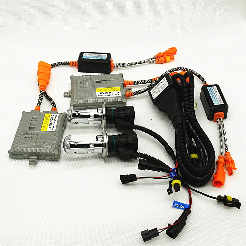 Schnelle helle 12 v 55 W Xenon h4 h/l versteckt h4-3 h4 bi-Xenon versteckt scheinwerfer Bausatz 4300 k 6000 k 8000 k