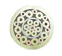 Remaches de pasador de mosaico de 6mm para tornillo de mango de cuchillo, remaches de mosaicos de latón, tubo de acero para uñas, más , estilo exquisito, longitud de 90mm: Beige
