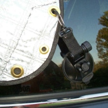 Tarp Suction Cup Anchor Webbing 2pcs Campers Camping Heavy-duty Plastic