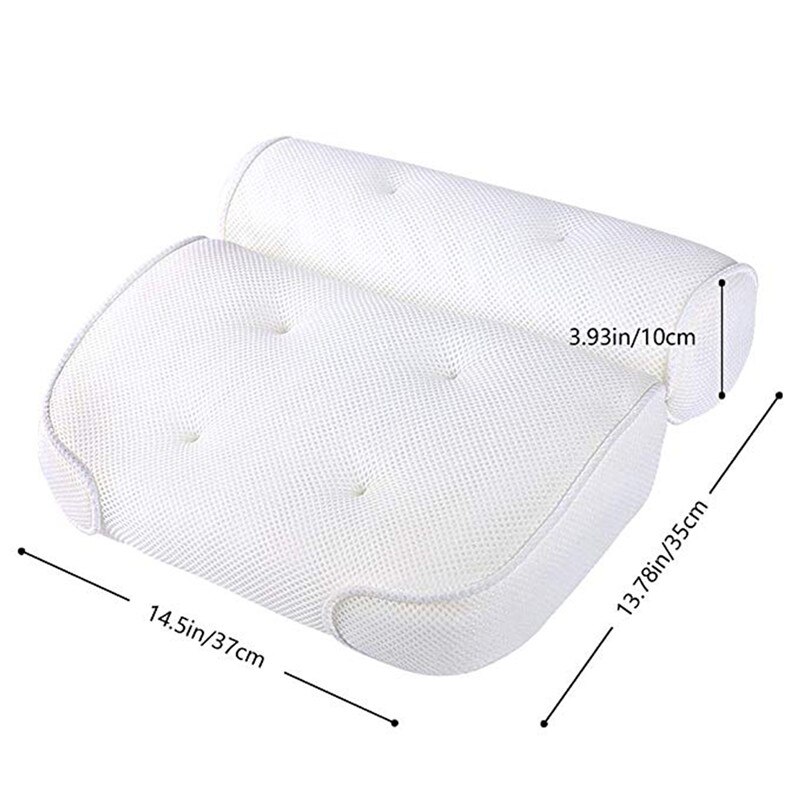 Nacke ryggstöd skum komfort badkar badkar mesh badrum kudde bad spa kudde kuddar bad produkt