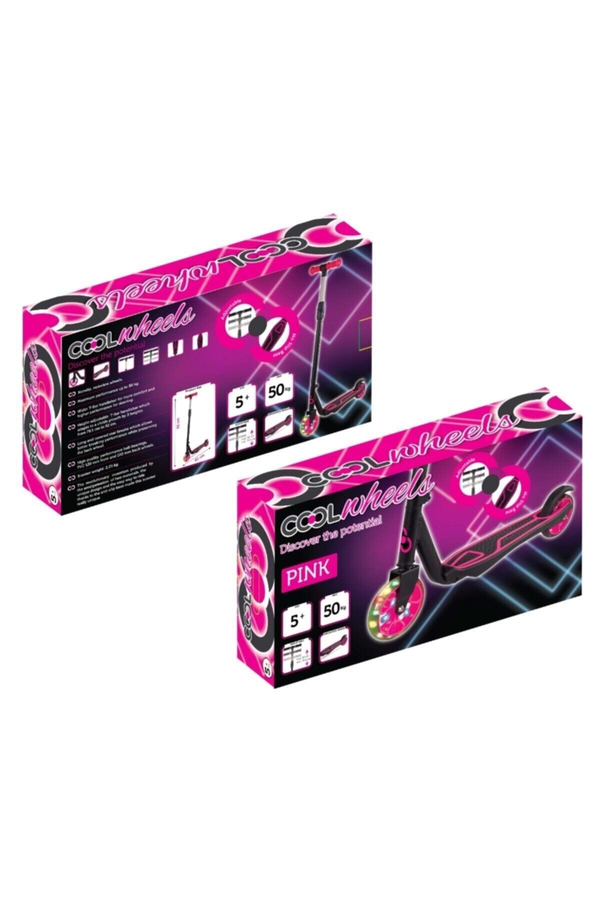 Illuminated 2 Wheel Pink Scooter